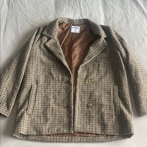 Old Navy Women's Houndstooth Blazer - Black and Tan